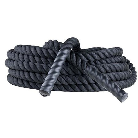 Champion Sports RPT1550 1.5 In. X 50 Ft. Rhino Poly Training Rope; Black